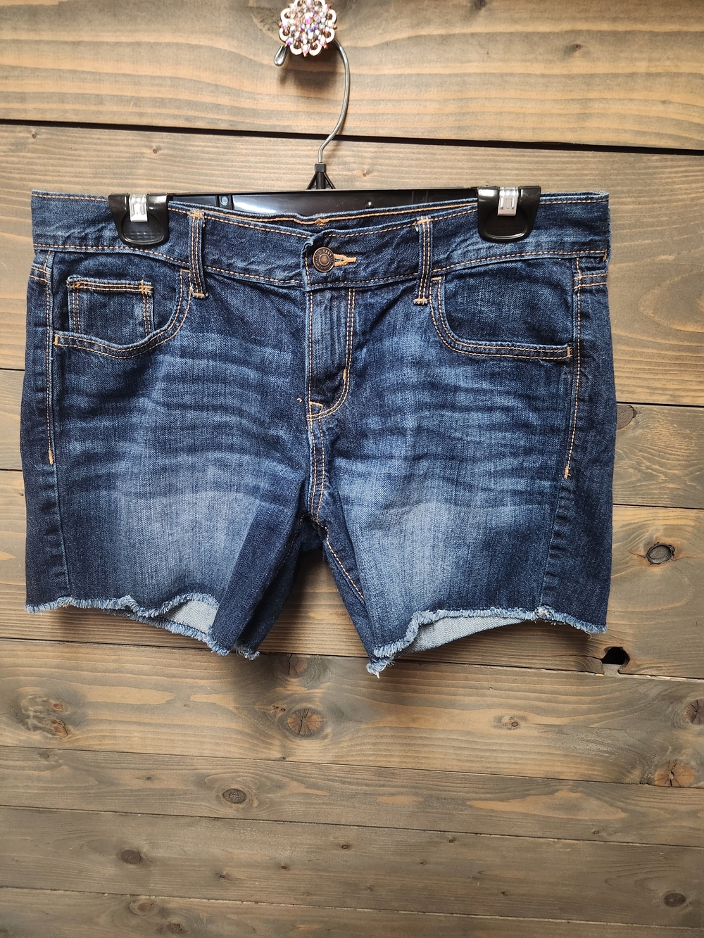 OLD NAVY FLIRT CUT OFF DENIM JEAN SHORTS SIZE 6